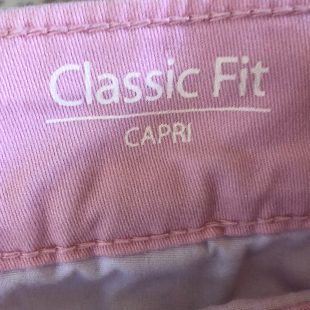 Pink Stretch Capri - Picture 2 of 5